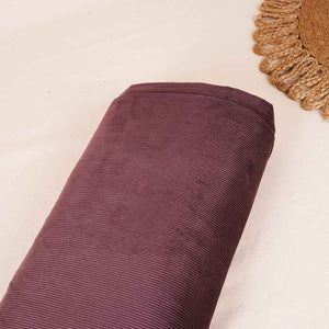 Wine Solid Corduroy Fabric EI-27985 - TradeUNO