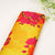Yellow Floral Print Modal Satin Fabric MT-27986