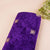 Purple Floral Cutdana Crushed Velvet 9000 SC-27989