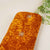 Mustard Floral Cutdana Crushed Velvet 9000 SC-27992