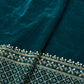 Green Border Work Cutdana Embroidery Micro Velvet 9000 SC-27999