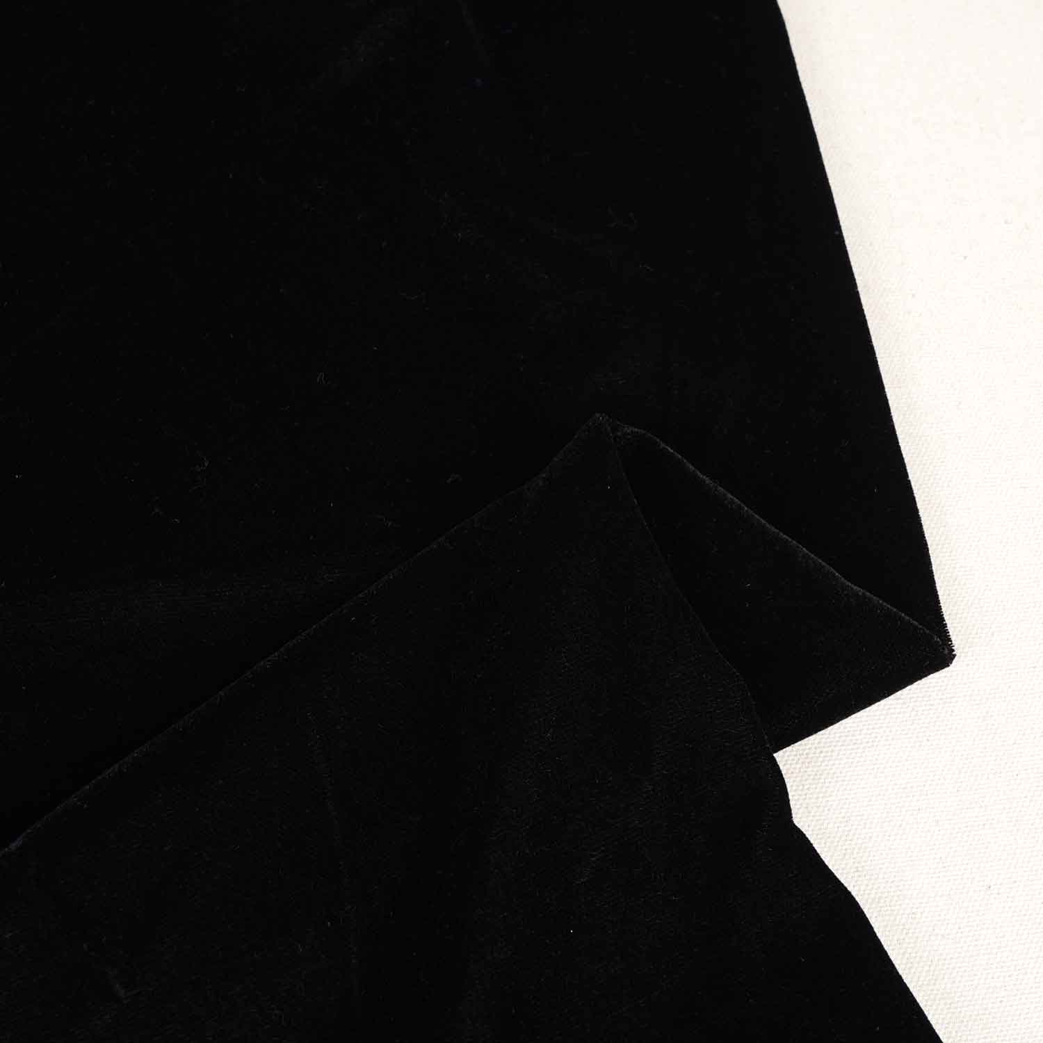 Black Border work Cutdana Embroidery Micro Velvet 9000 SC-28000 - TradeUNO
