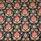 Black Position Print Zari Embroidery Crepe Fabric NF-28003