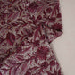 Beige & Pink Parsi gara embroidery Raw Silk Fabric DRAJ-28041