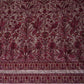 Beige & Pink Parsi gara embroidery Raw Silk Fabric DRAJ-28041