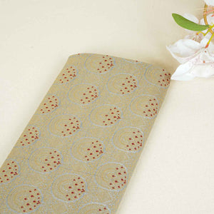 Silver Jaal with Mina Buta Brocade Fabric KR-28046 - TradeUNO