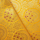 Yellow Jaal with Mina Buta Brocade Fabric KR-28055