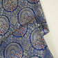 Blue Jaal with Mina Buta Brocade Fabric KR-28056