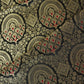 Black Jaal with Mina Buta Brocade Fabric KR-28057