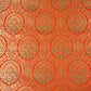 Orange Jaal with Mina Buta Brocade Fabric KR-28058