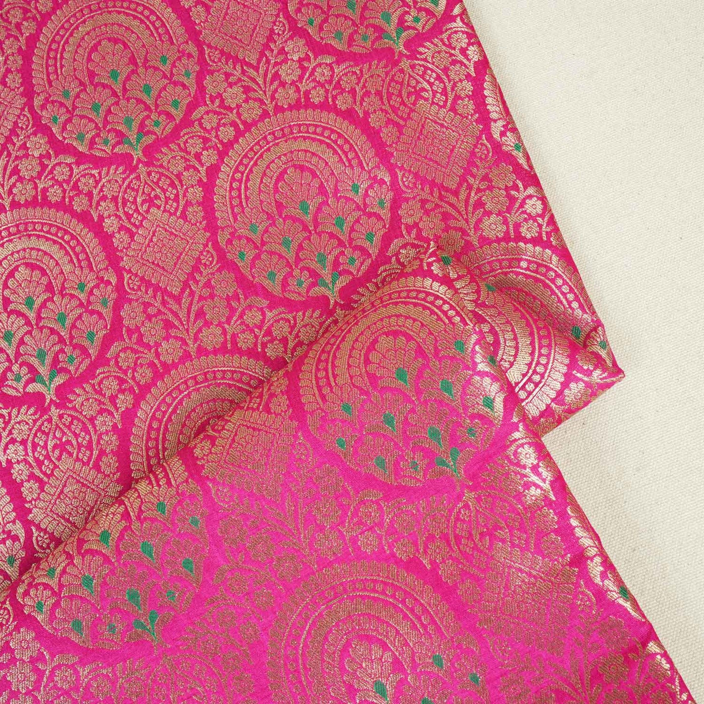 Magenta Jaal with Mina Buta Brocade Fabric KR-28061