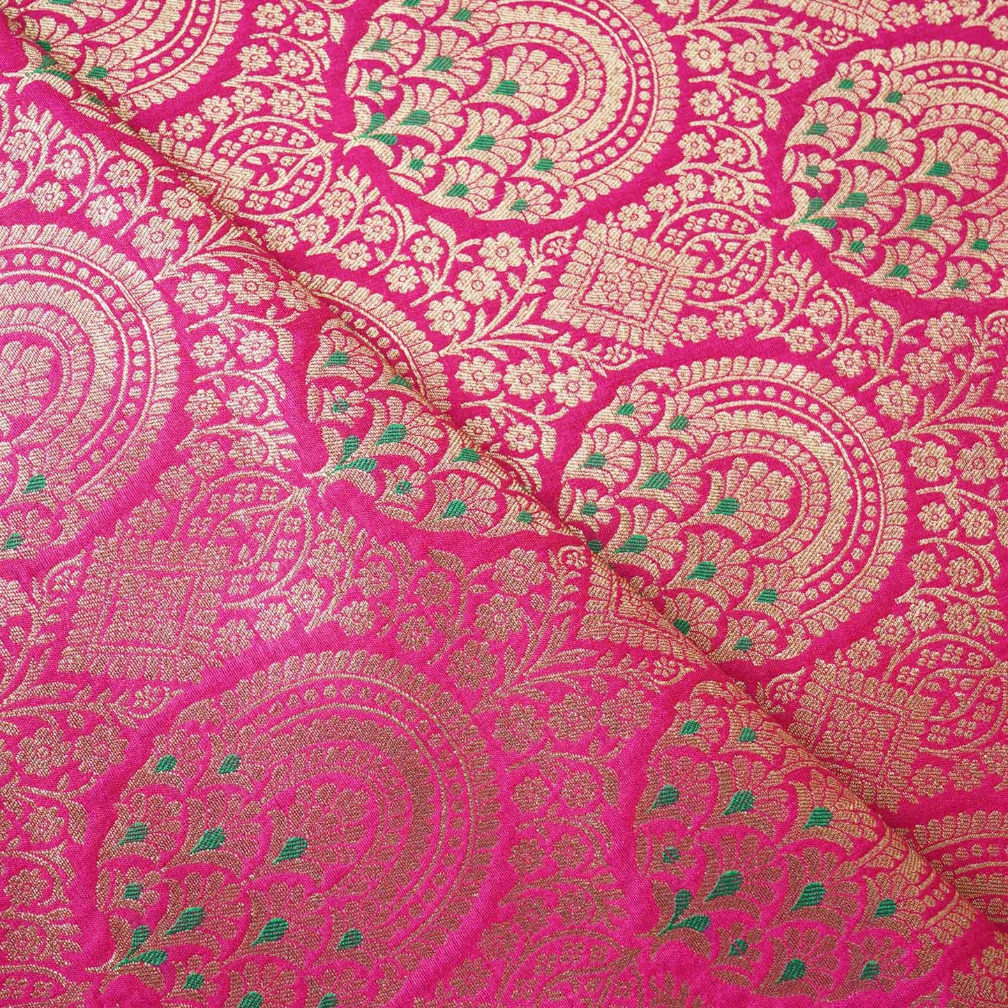 Magenta Jaal with Mina Buta Brocade Fabric KR-28061
