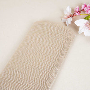 Golden Strips Foil Crushed Fabric DT-28076 - TradeUNO