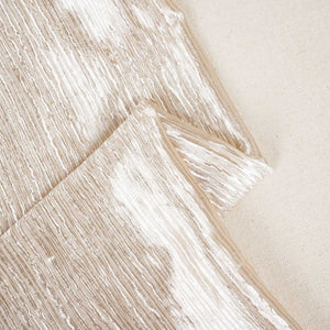 Golden Strips Foil Crushed Fabric DT-28076 - TradeUNO