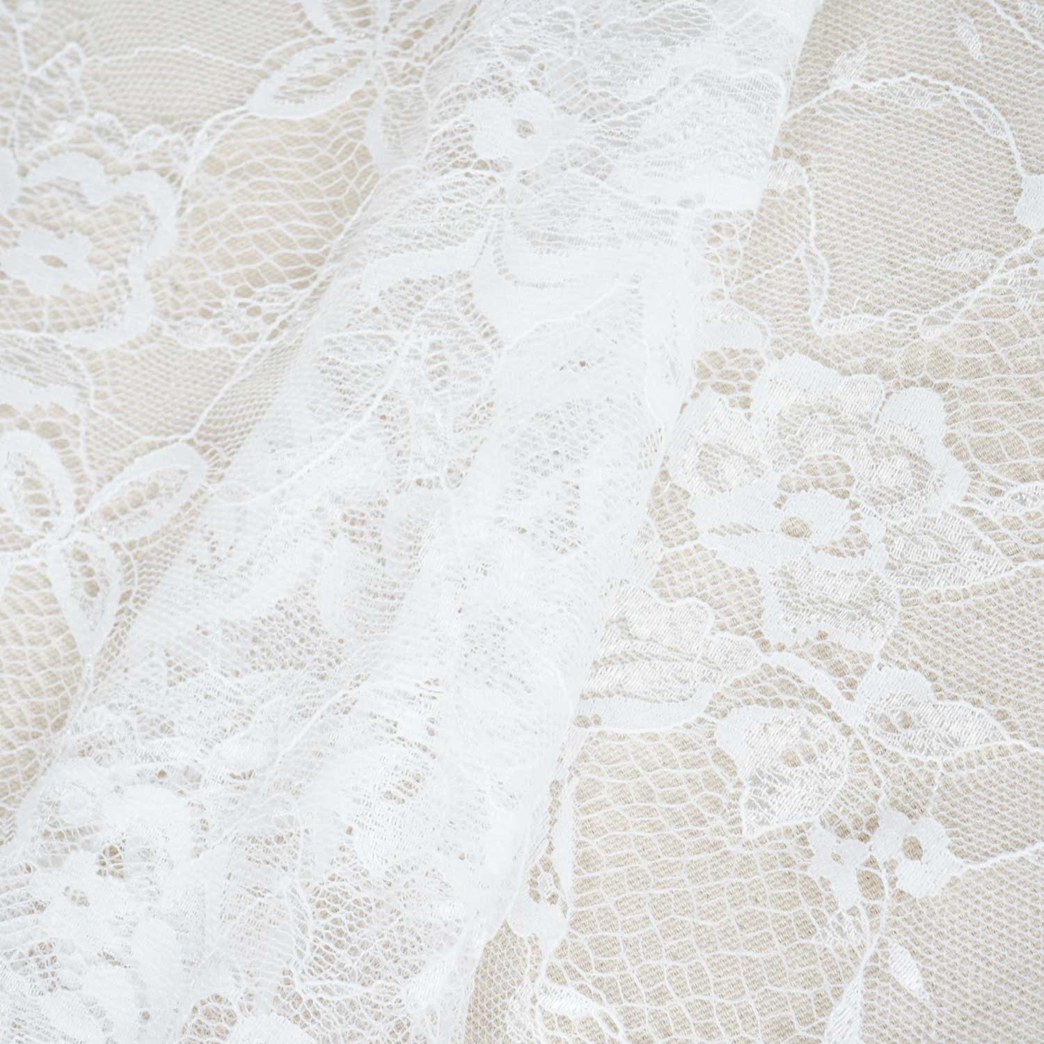 White French Lace Fabric DT-28077 - TradeUNO
