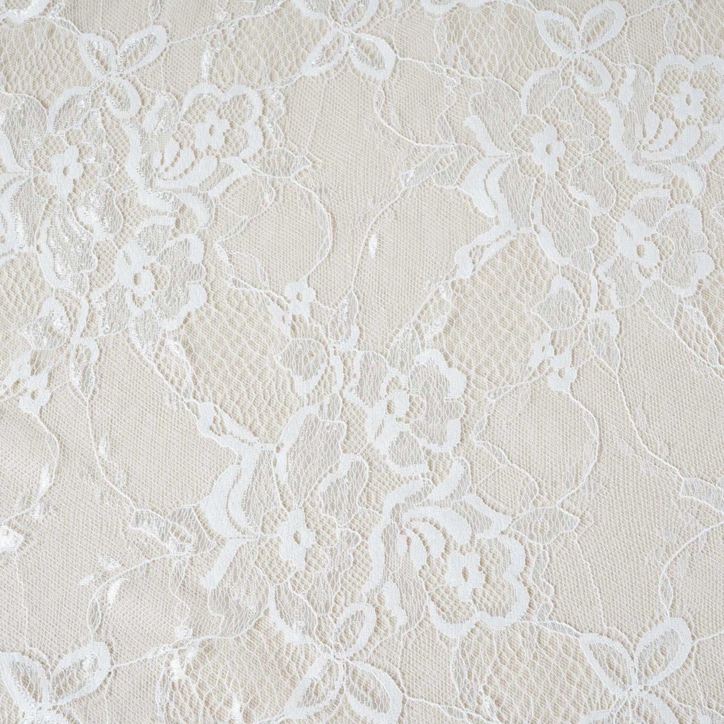 White French Lace Fabric DT-28077