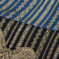 Blue Shaded Sabyasachi Zari Embroidery Georgette Fabric DRAJ-28082
