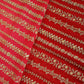 Red Shaded Sabyasachi Zari Embroidery Georgette Fabric DRAJ-28083