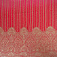 Pink Shaded Sabyasachi Zari Embroidery Georgette Fabric DRAJ-28085
