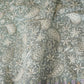 Sea Green Floral Thread Sequins Embroidery Chikankari Georgette Fabric DRAJ-28281
