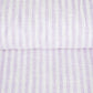 White & Lavender Strips Cotton Linen Fabric LSF-28189