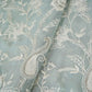 Sea Green Floral Thread Sequins Embroidery Chikankari Georgette Fabric DRAJ-28282
