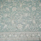 Sea Green Floral Thread Sequins Embroidery Chikankari Georgette Fabric DRAJ-28282