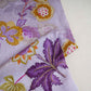 Lavender Cutdana Hand Work Floral Print Organza Fabric MT-28290