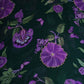 Dark Green Cutdana Hand Work Floral Print Organza Fabric MT-28291