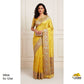 Yellow Floral Embroidery Tissue Fabric WI-29176