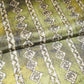 Parrot Green Strips Print Crepe Fabric GT-29188