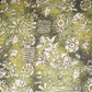 Parrot Green Floral Print Crepe Fabric GT-29189