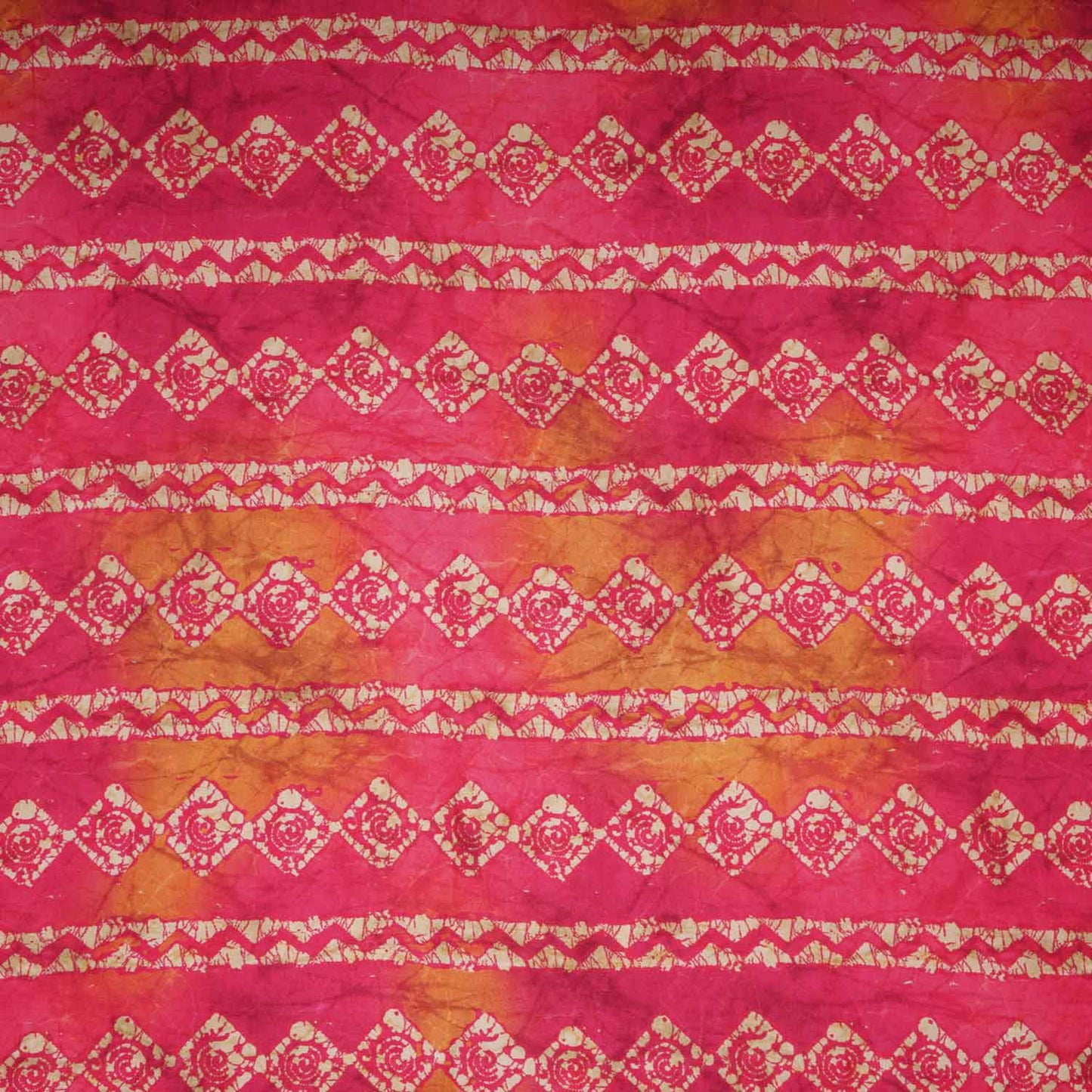 Magenta Pink Strips Print Crepe Fabric GT-29190