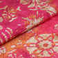 Magenta Pink Floral Print Crepe Fabric GT-29191