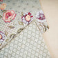 Light Green Floral Print Cotton Schiffli Fabric MT-29222