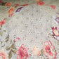 Light Green Floral Print Cotton Schiffli Fabric MT-29222