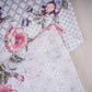 Cream Floral Print Cotton Schiffli Fabric MT-29225