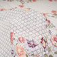 Cream Floral Print Cotton Schiffli Fabric MT-29225