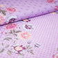Dusky Pink Floral Print Cotton Schiffli Fabric MT-29227 - TradeUNO
