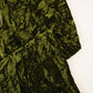 Olive Green Floral Cutdana Crushed Velvet Fabric SC-28301