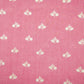 Rose Pink thread embroidery Pure Linen Fabric SN-31148