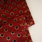 Red Ajrakh Print Mashru Silk Fabric EEG-28303