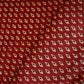 Red Floral Print Mashru Silk Fabric EEG-28310