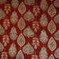 Red Floral Print Mashru Silk Fabric EEG-28311
