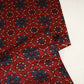 Red Ajrakh Print Mashru Silk Fabric EEG-28313