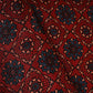 Red Ajrakh Print Mashru Silk Fabric EEG-28313