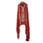 Red Mirror embroidery Pure Georgette Tissue Suit Set Dupatta TF-31366