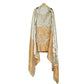 Golden with Copper Gold cutdana embroidery Pure Tissue Suit Set Dupatta TF-31368