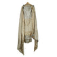 Grey with Golden cutdana thread embroidery Pure Tissue Suit Set Dupatta TF-31369