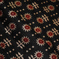 Black Floral Print Mashru Silk Fabric EEG-28314